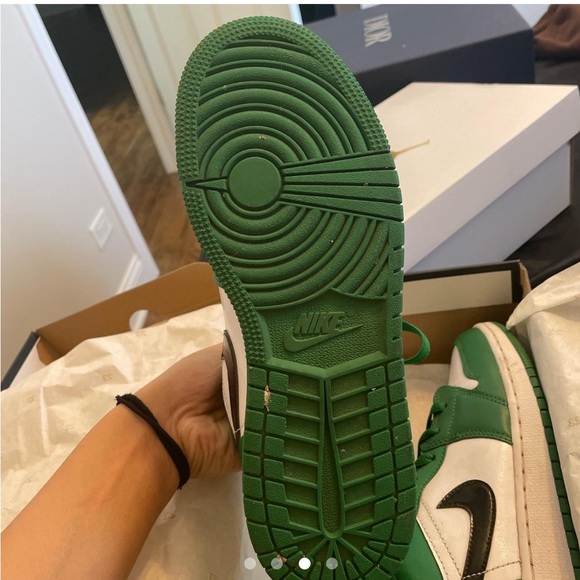 Pine green Jordan 1 low top 6.5Y - Picture 3 of 4